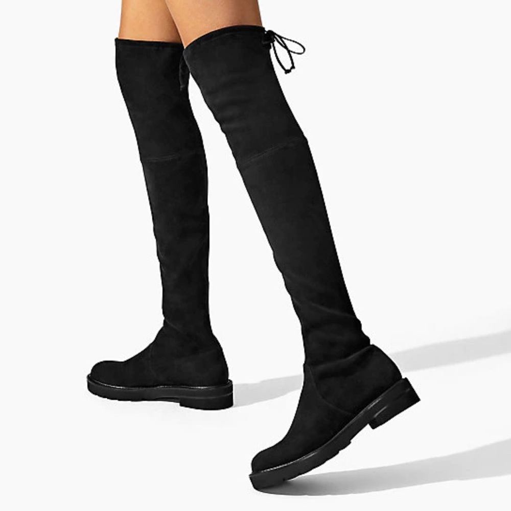 Stuart Weitzman NIB Over the Knee OTK  Boots  Beautiful Design  Suede Leather